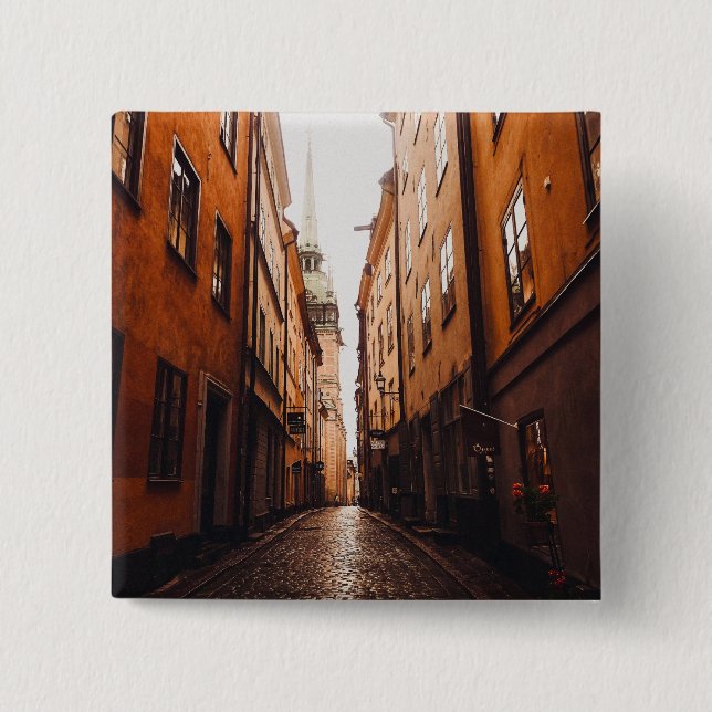 Gamla Stan, Stockholm, Sverige  Knapp (Framsida)
