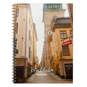 Gamla Stan, Stockholm, Sverige Souvenir Anteckningsbok