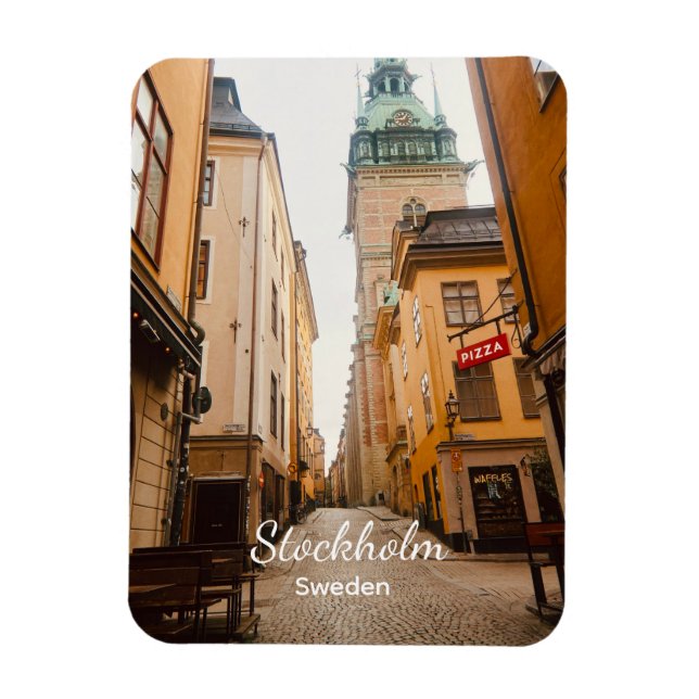 Gamla Stan, Stockholm, Sverige Souvenir Magnet (Vertikal)