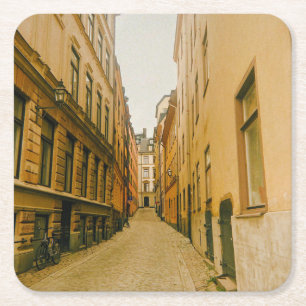 Gamla Stan, Stockholm, Sverige Underlägg Papper Kvadrat