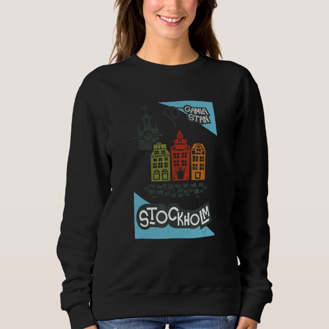 Gamla Stan Stockholm T Shirt (Framsida)