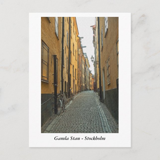 Gamla Stan - Stockholm Vykort (Framsida)