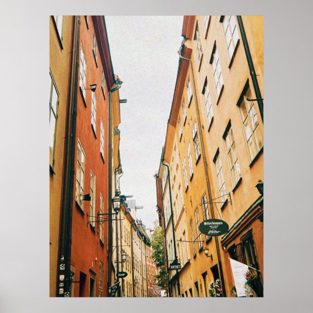 Gamla Stan, Stockholms gamla stad Poster (Framsidan)