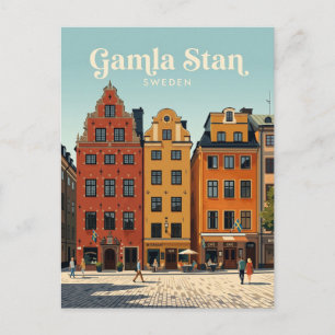 Gamla Stan Sverige Vykort