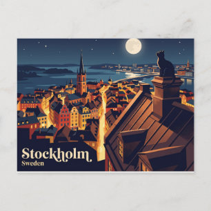 Gamla Stan Sverige Vykort