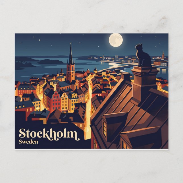 Gamla Stan Sverige Vykort (Framsida)