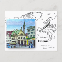 Gamla Stan, Tallinn Estland Vykort