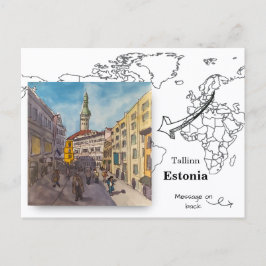 Gamla Stan, Tallinn Estland Vykort
