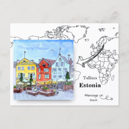 Gamla Stan, Tallinn Estland Vykort