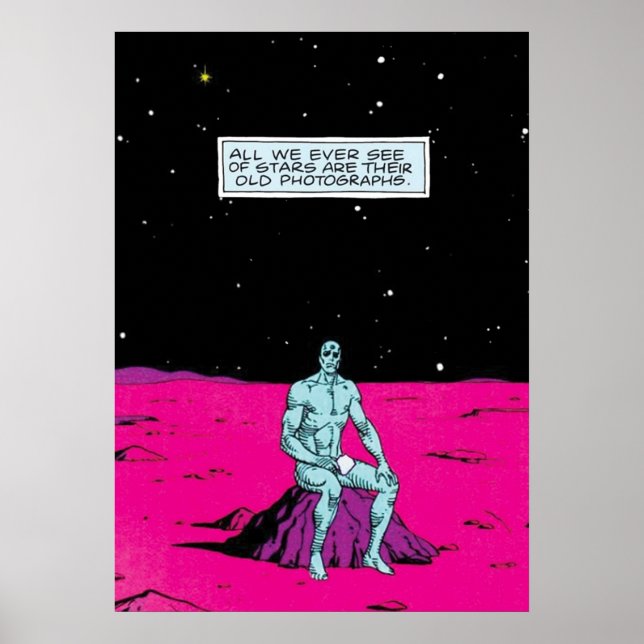 Gamla Stars Dr Manhattan Poster (Framsidan)