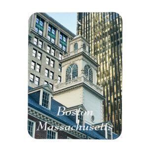 Gamla statshuset i Boston Massachusetts Magnet