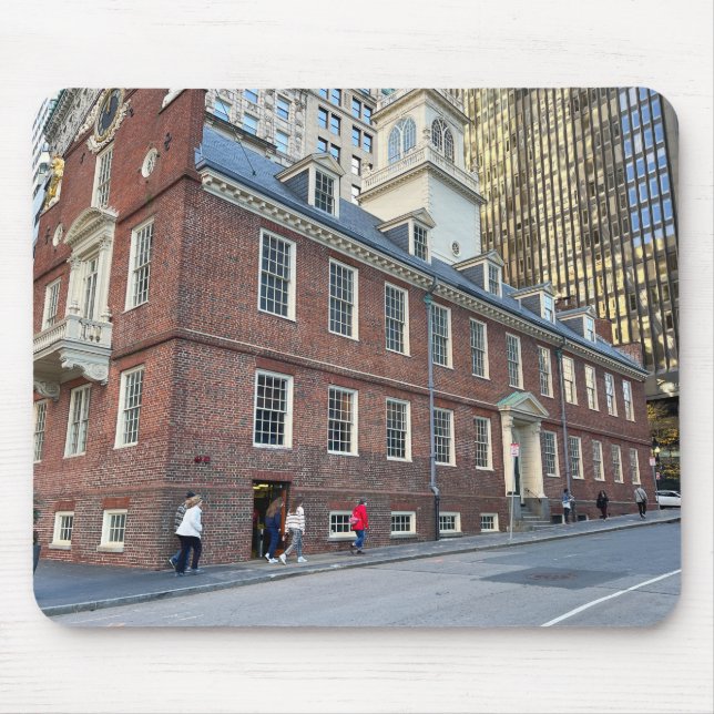 Gamla statshuset i Boston Massachusetts Musmatta (Framsidan)
