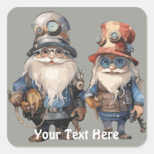 Gamla Steampunk-herrar från jobbet