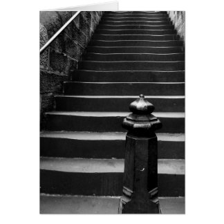 Gamla steg hälsningskort