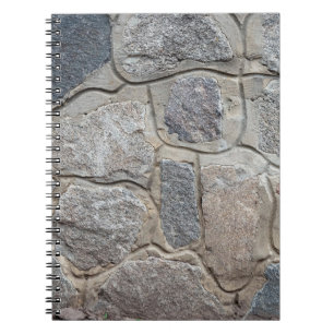 Gamla stenmurartextureabstrakt, arkitektur, h anteckningsbok