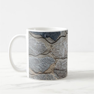 Gamla stenmurartextureabstrakt, arkitektur, h kaffemugg