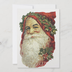 Gamla Stil Jultomten Julkort