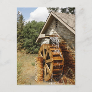 Gamla Stil Watermill Vykort