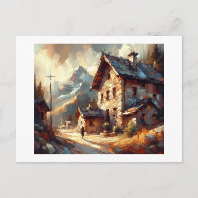 Gamla Stone House Vykort (Framsida)