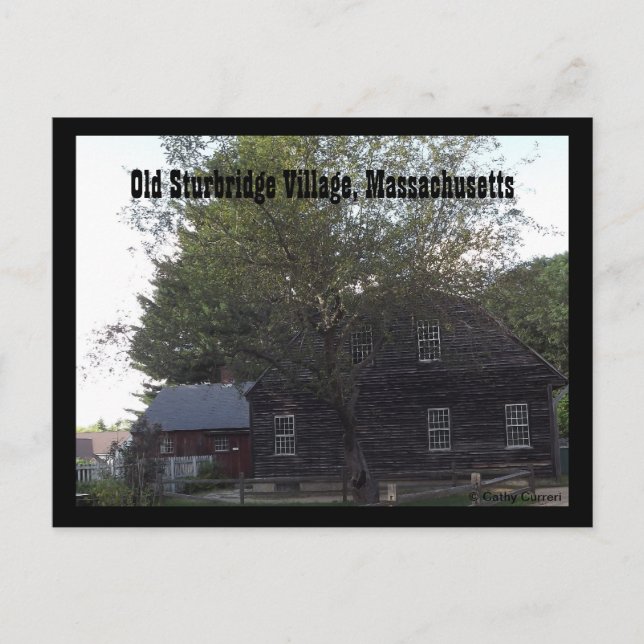 Gamla Sturbridbyn Vykort (Framsida)