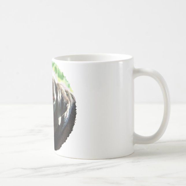 Gamla svarta Labrador-fotogåvor som du kan anpassa Kaffemugg (Höger)