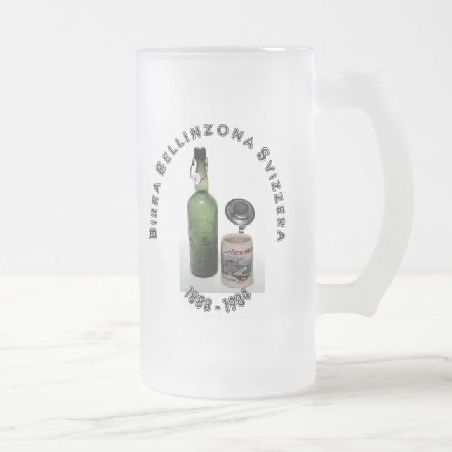 Gamla swiss Beer Brewerie Mugg (Höger)