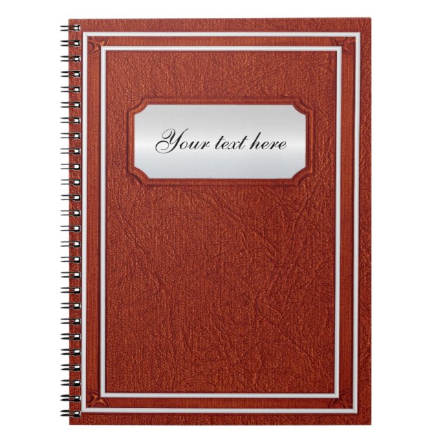 Gamla täcket bok anteckningsbok med spiral (Framsidan)