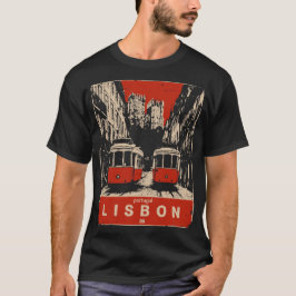 Gamla tåg: Lissabon i Linjer T Shirt