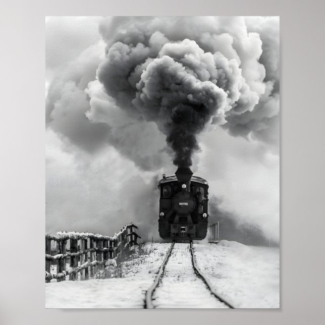 Gamla Tåg Poster (Framsidan)