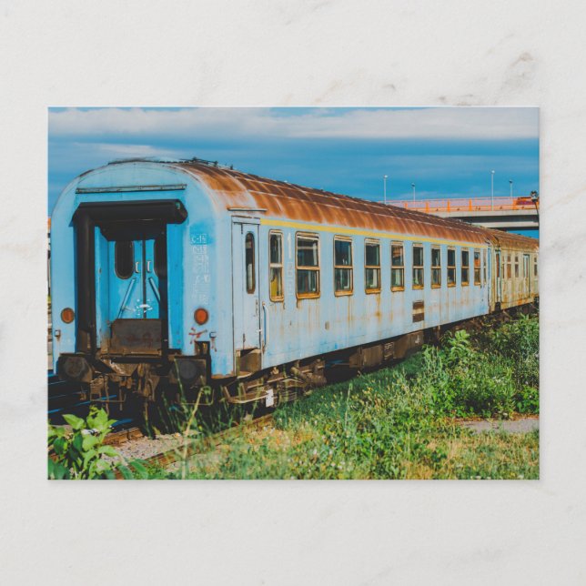 Gamla tåg vykort (Framsida)