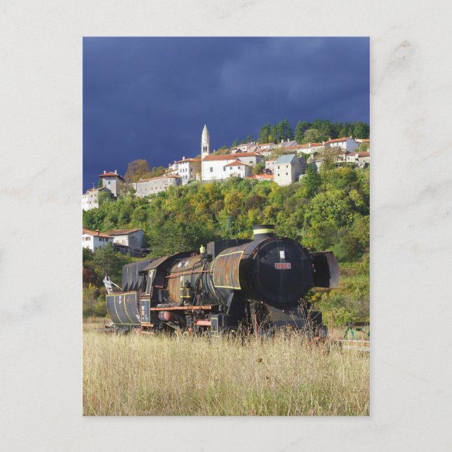 Gamla tåg vykort (Framsida)