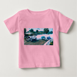 gamla tävling-bilar baby tee shirt