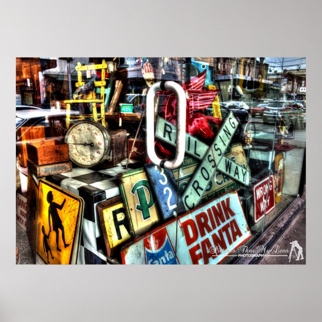 Gamla tecken poster (Framsidan)
