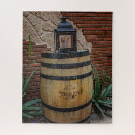 Gamla Tequila Barrel med Lantern Pussel