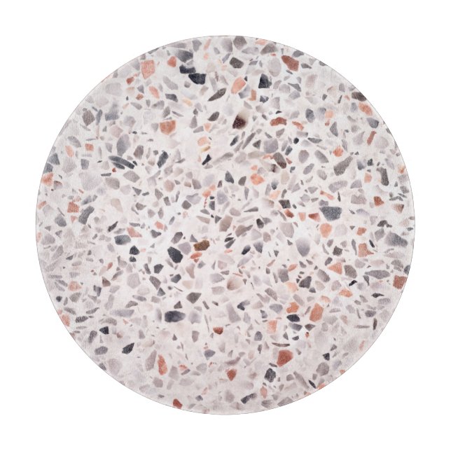 Gamla terrazzo struktur, hamper mönster. (Framsidan)