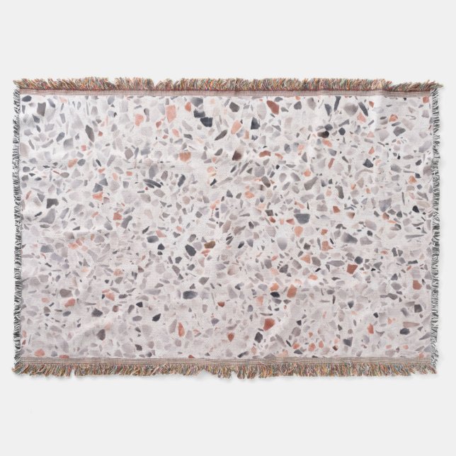 Gamla terrazzo struktur, hamper mönster. filt (Framsidan)