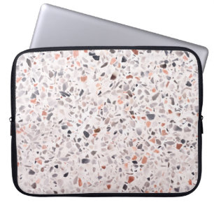 Gamla terrazzo struktur, hamper mönster. laptop fodral