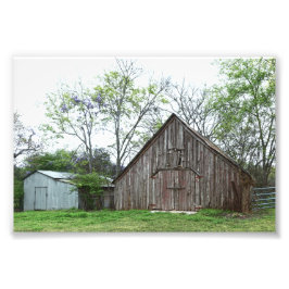 Gamla Texas Barn and Shed Fototryck