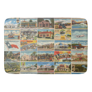Gamla Texas Postcards Bath Mat Badrumsmatta