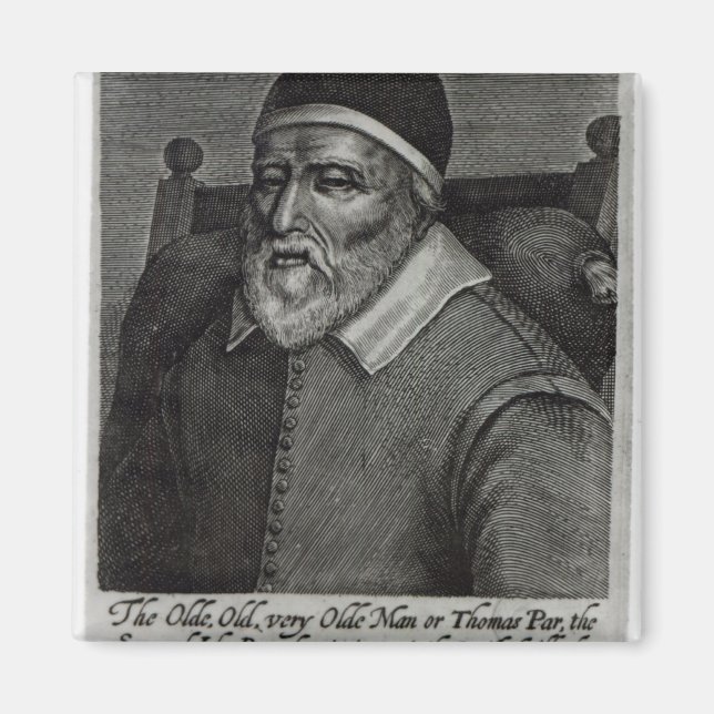 Gamla Tom Parr, 1635 Magnet (Framsidan)