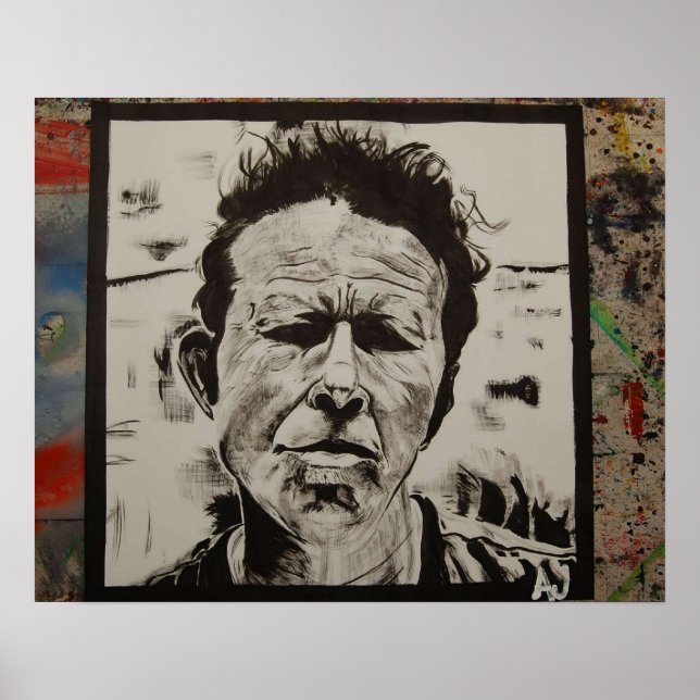 Gamla Tom som väntar Poster (Framsidan)