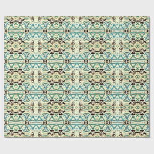 Gamla toons Art Deco Giftwrap. 1930-talet Stil Presentpapper