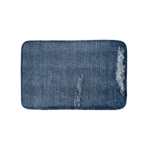 Gamla torn denim: jeans struktur. badrumsmatta