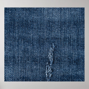 Gamla torn denim: jeans struktur. poster