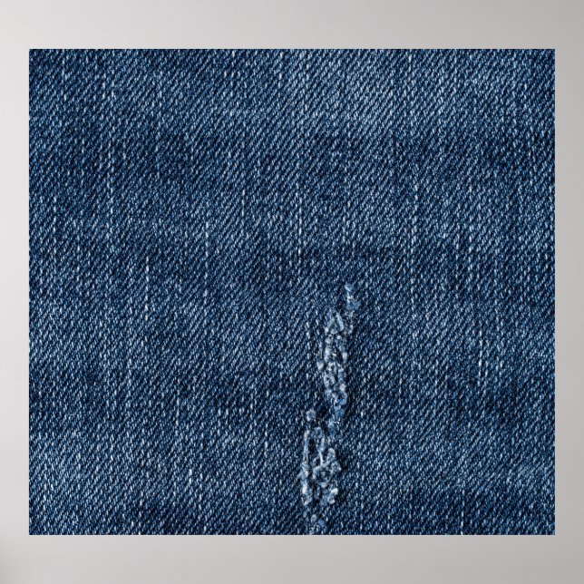 Gamla torn denim: jeans struktur. poster (Framsidan)