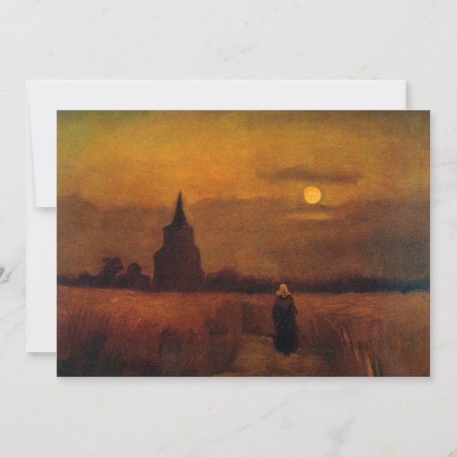 Gamla Torn i Fält av Vincent van Gogh (Framsida)