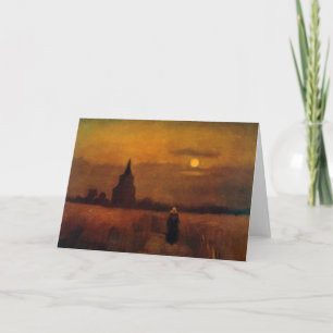Gamla Torn i Fält av Vincent van Gogh Kort