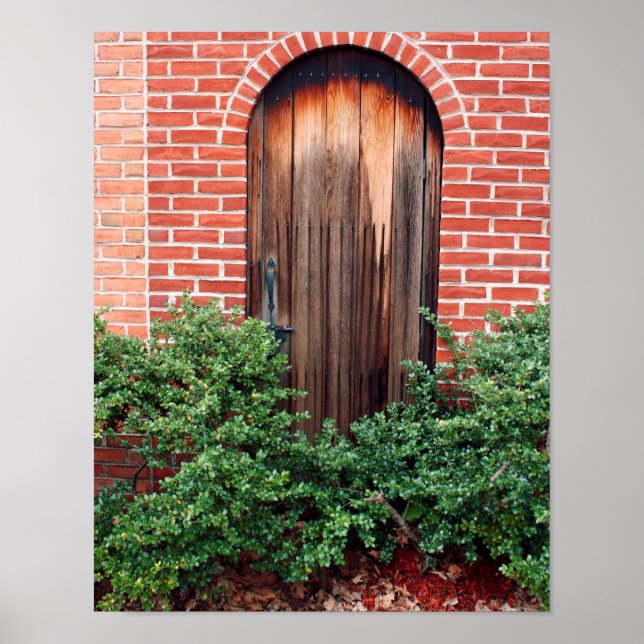 Gamla trädörrar poster (Framsidan)