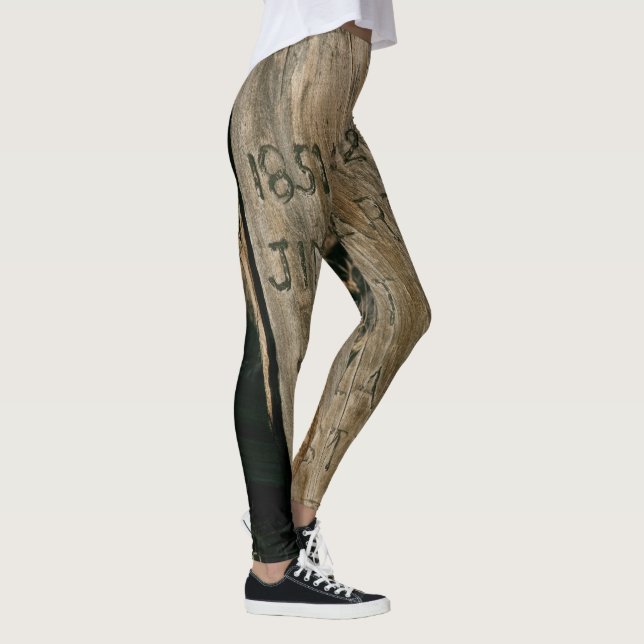 Gamla trägrovmarkörlegeringar leggings (Höger)