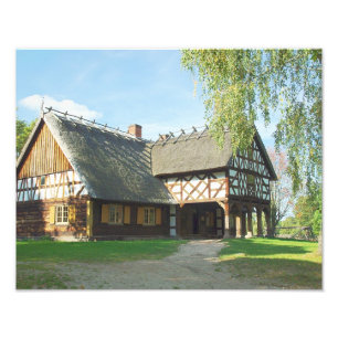 Gamla trähus - Foto